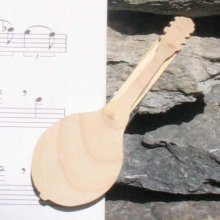 clip para mandolina hecho a mano regalo para músico en madera maciza